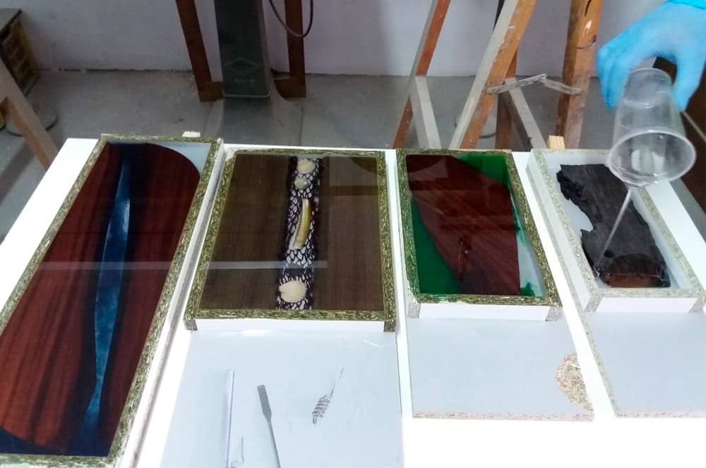 aplicaciones de resinas para decoración