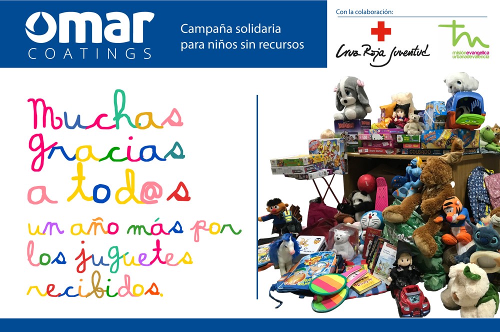 campaña solidaria 2017 omar coatings