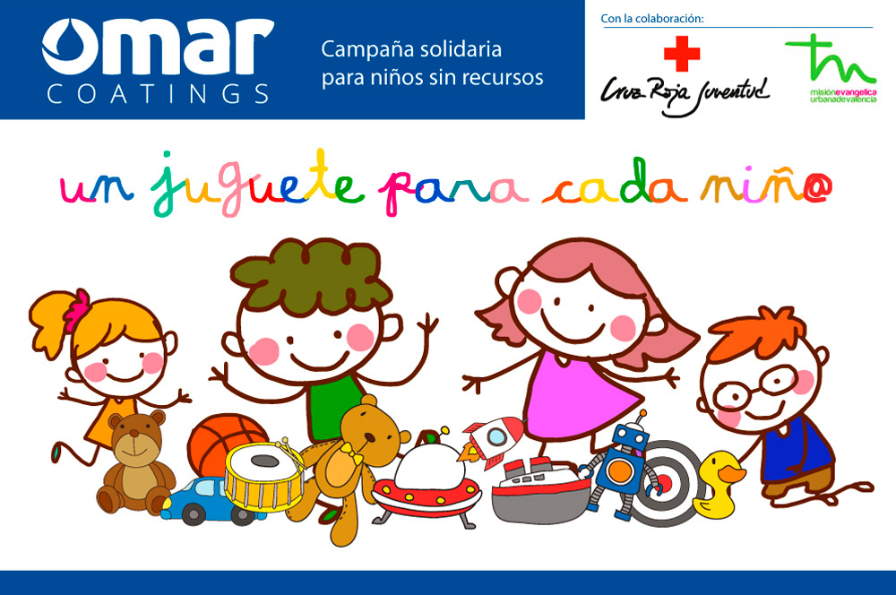 campaña solidaria 2017 omar coatings