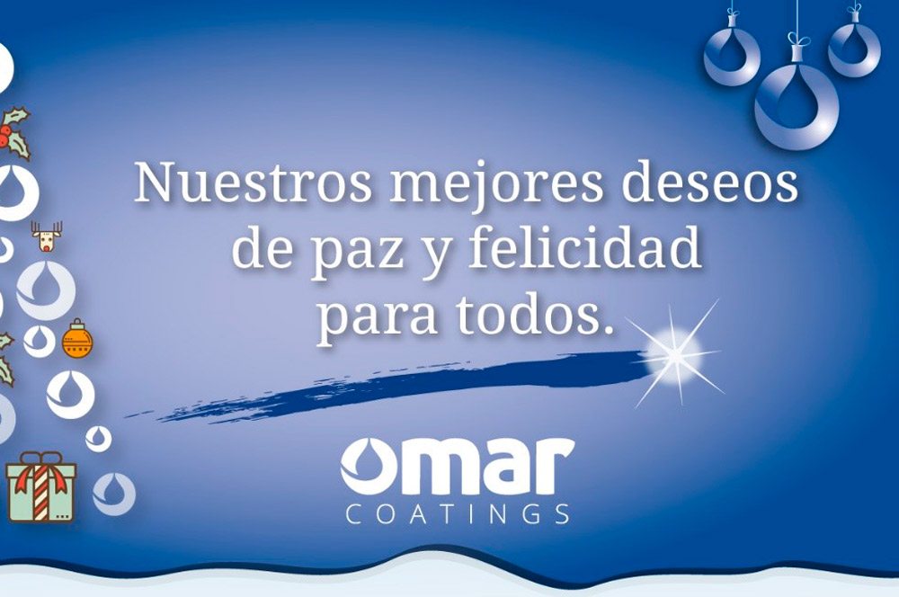 felicitacion navidad Omar Coatings